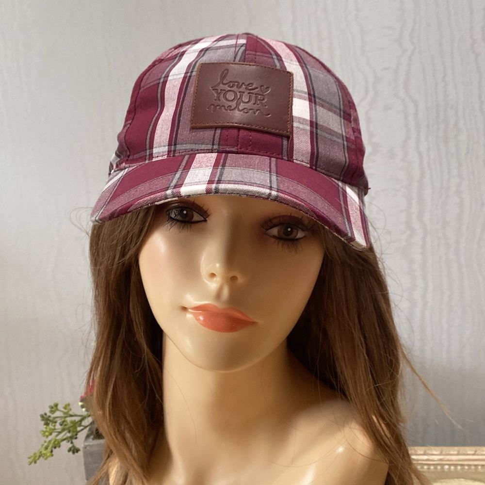 Love Your Melon Plaid Preppy Adjustable Strap Back Cap